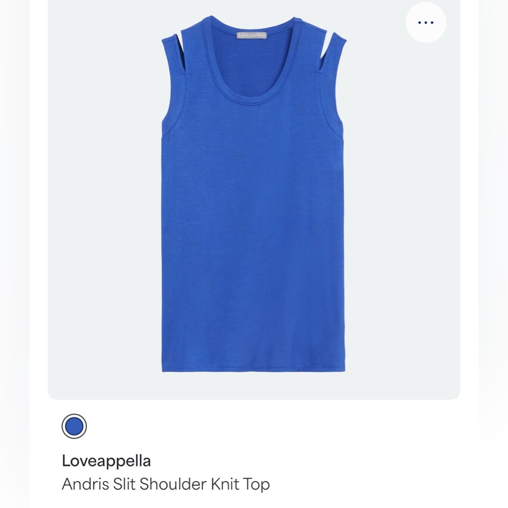 Loveappella Vibrant Blue Tank Top